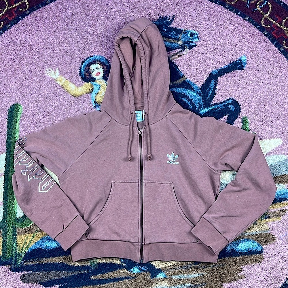 ADIDAS ZIP UP SWEATER XL